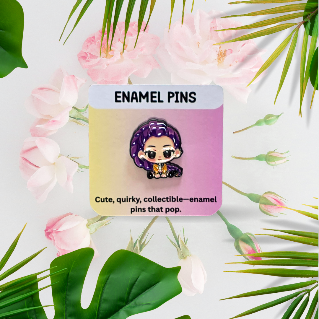 K-Pop Demon Hunter Enamel Pins