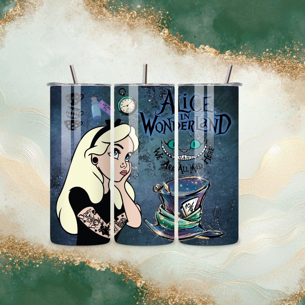 Alice in Wonderland 20oz Tumbler