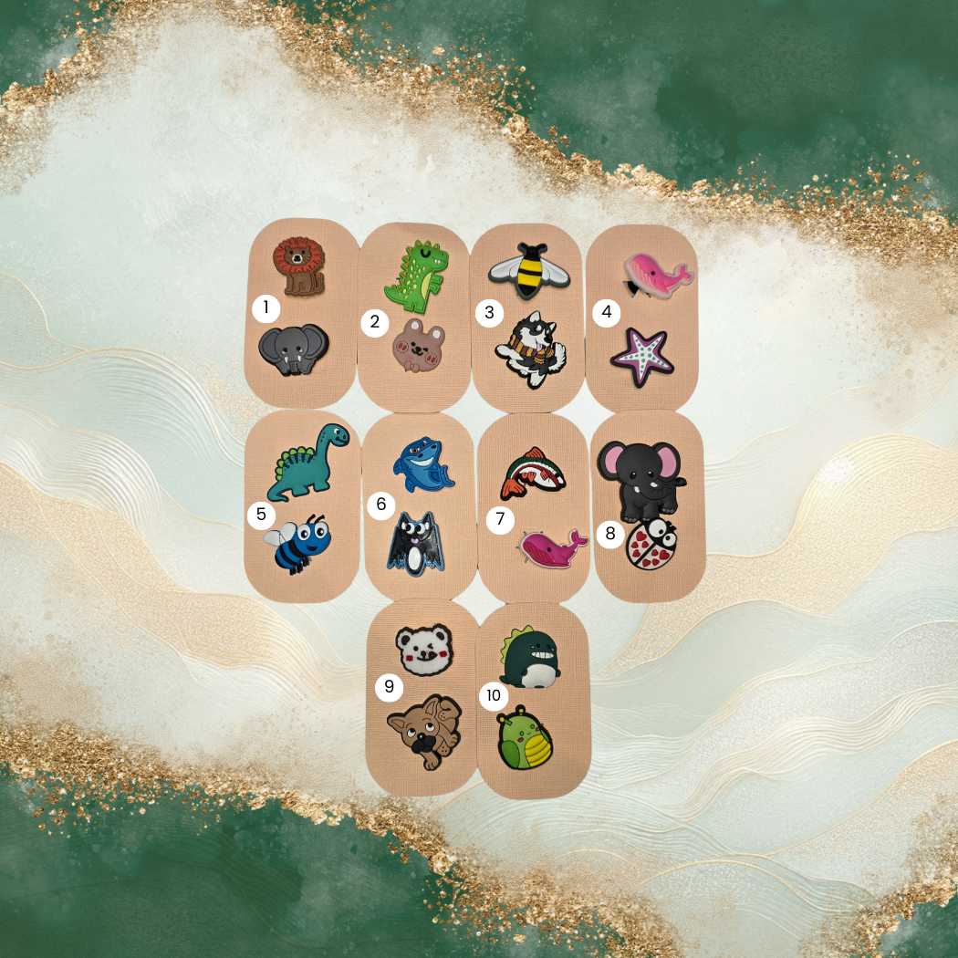 Animals Croc Charms