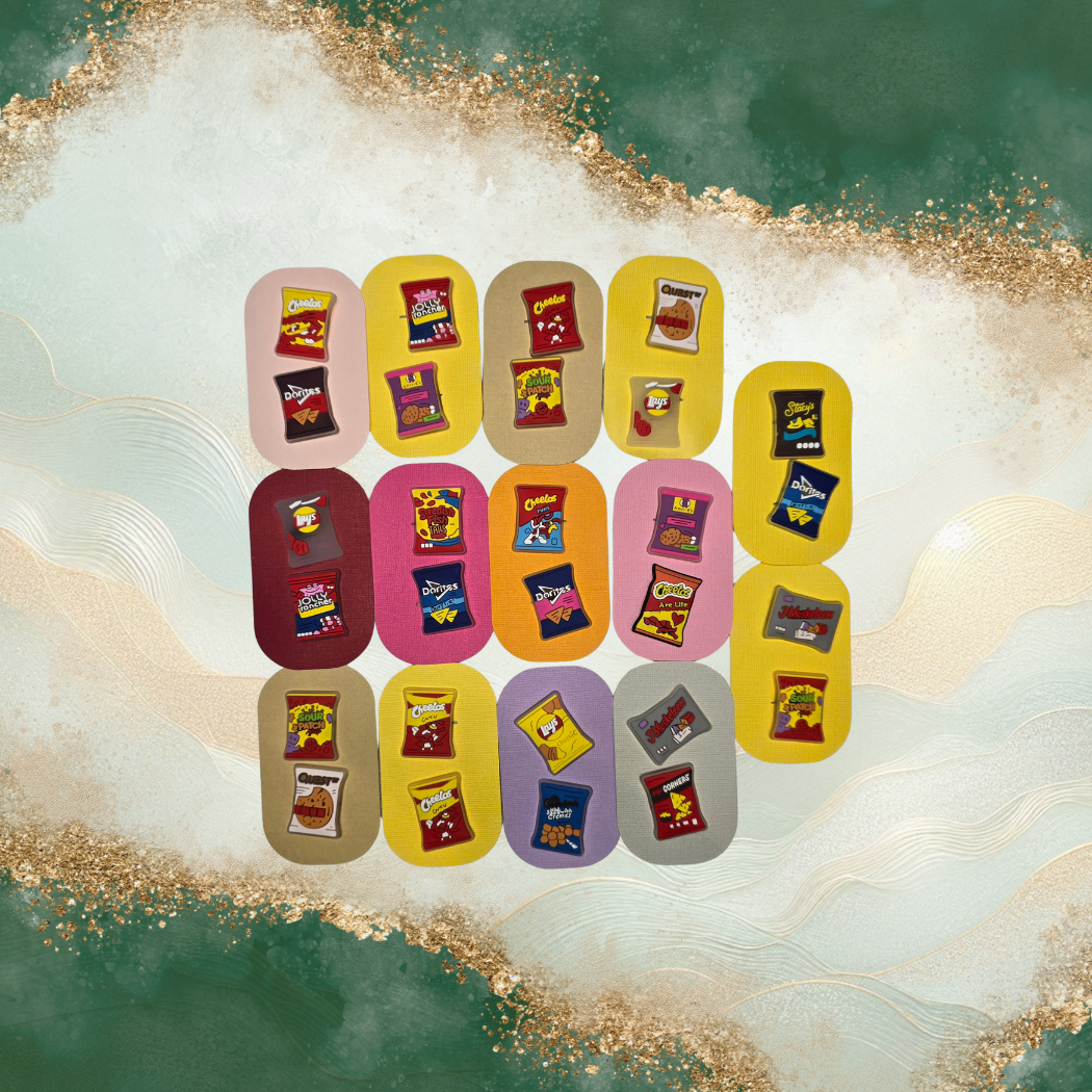 Chip Packets Croc Charms