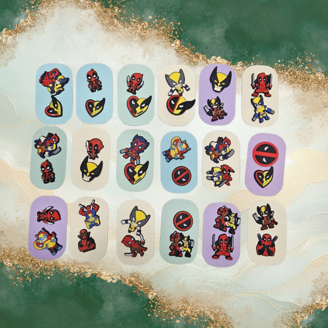 Deadpool Croc Charms