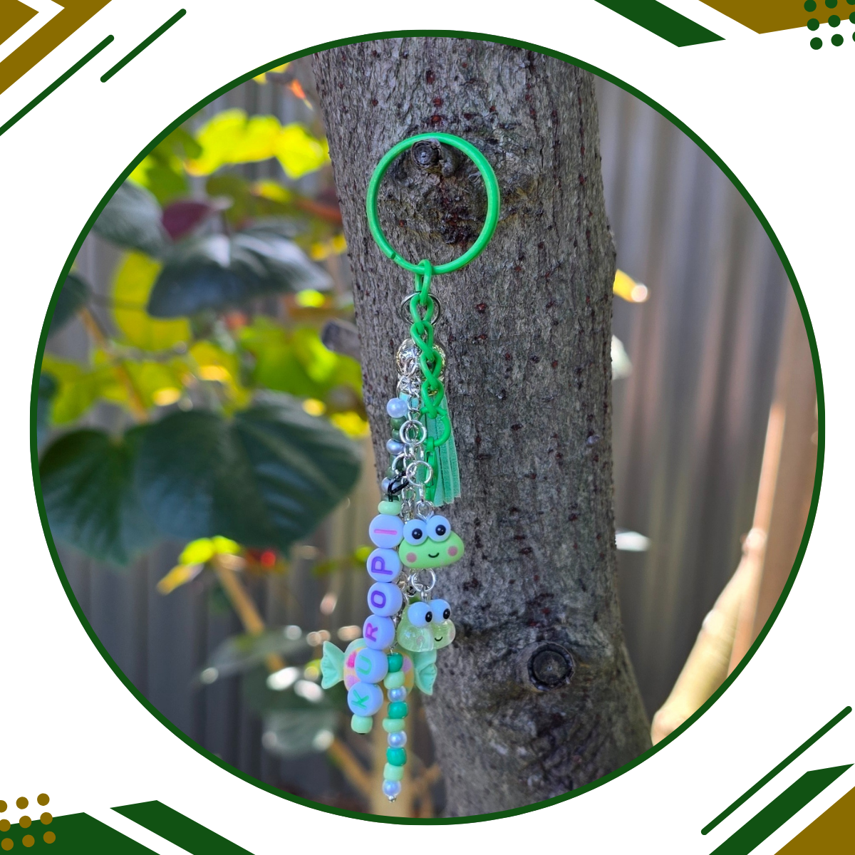 Kuropi Beaded Key Chain