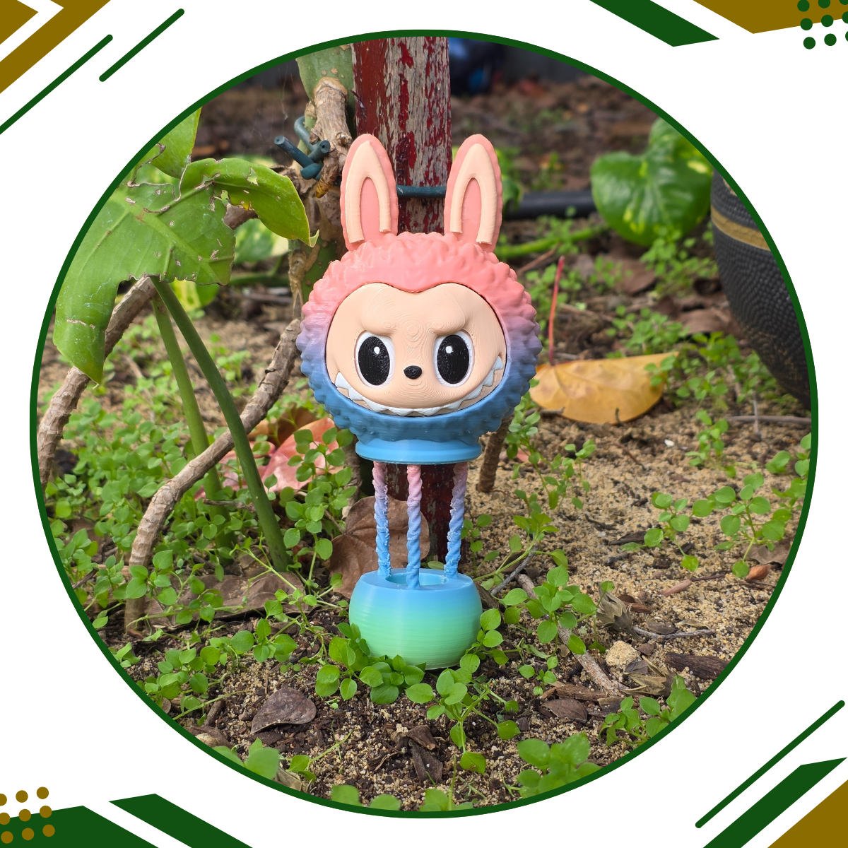 3D Air Balloon Labubu