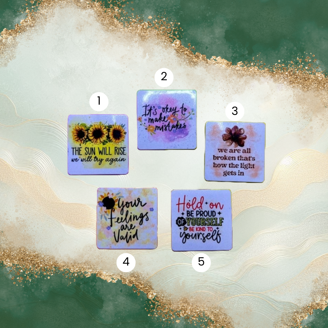 Square Mental Health Magnets
