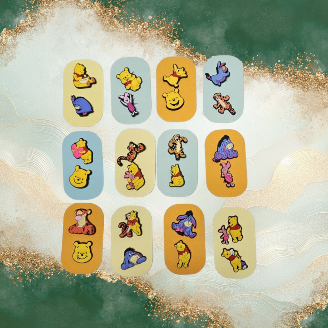 Winnie The Pooh Gang Croc Charms