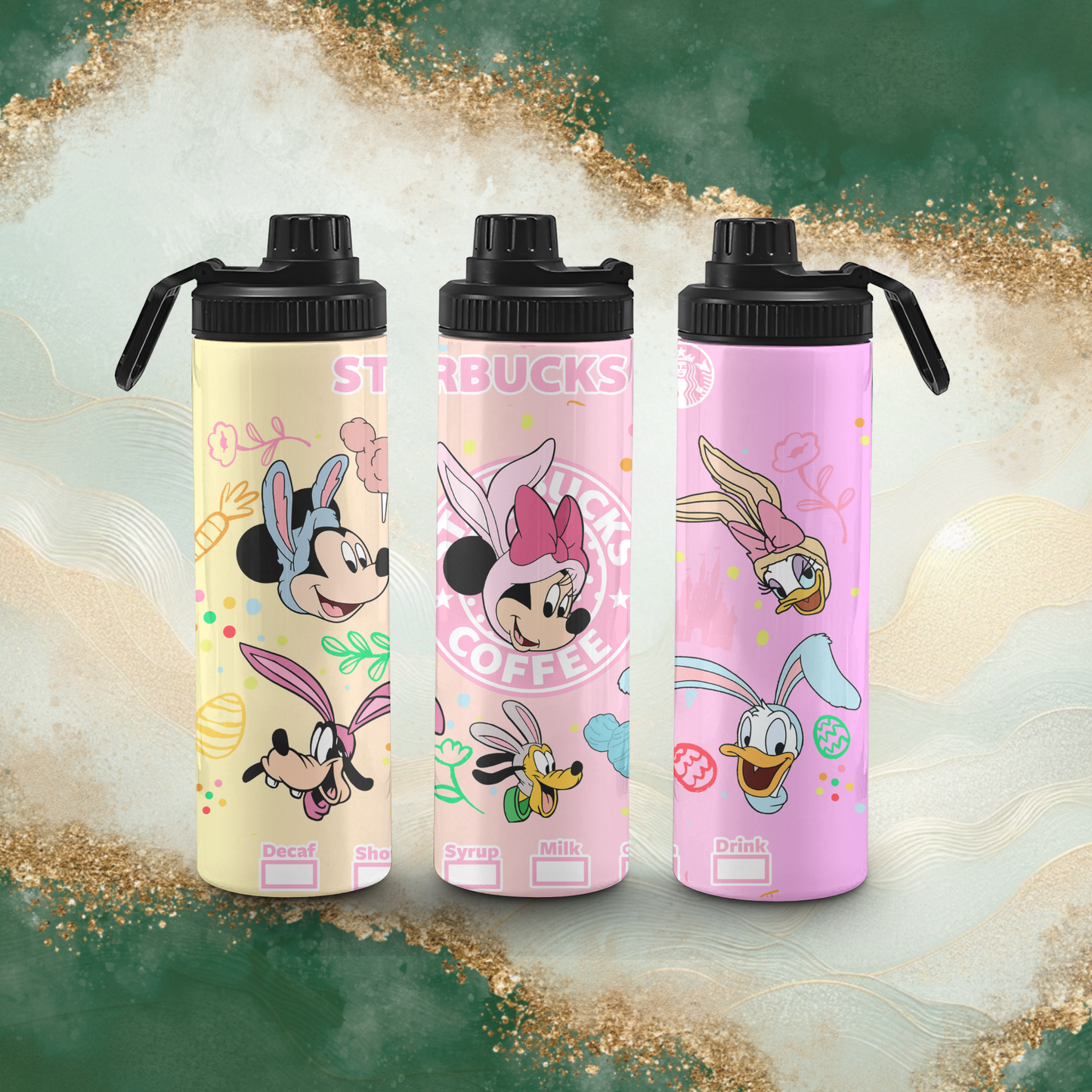 20oz Dual Lid Sports Bottle