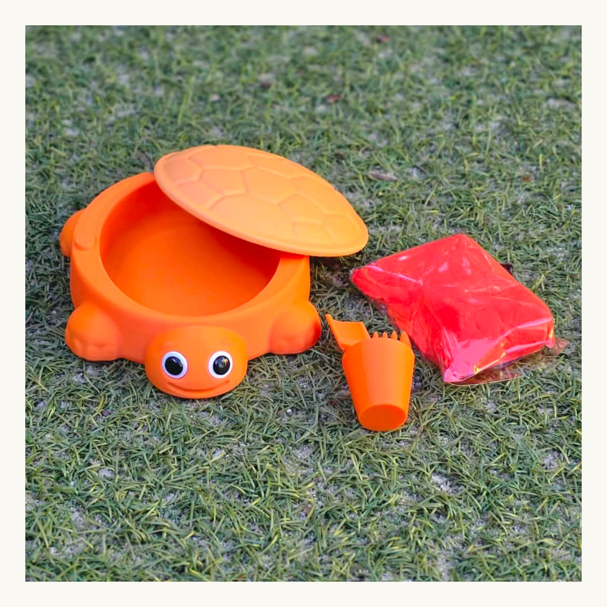 3D Printed Turtle Kinetic Sand Play Kit