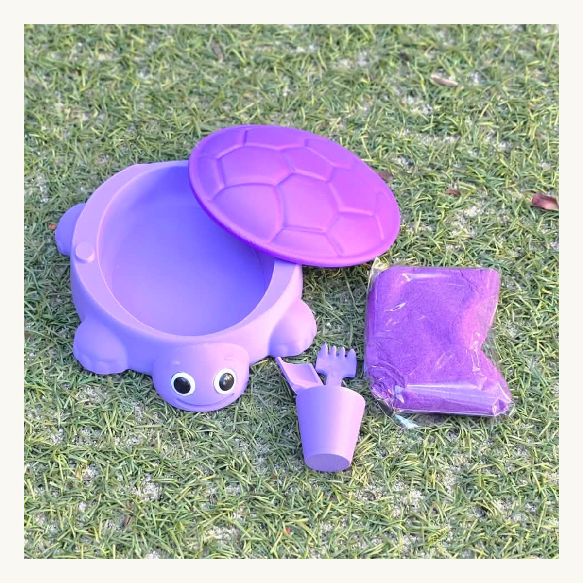 3D Printed Turtle Kinetic Sand Play Kit
