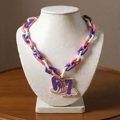 3D Printed 67 Necklace