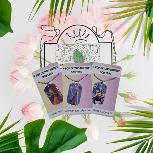 K-Pop Demon Hunter Dog Tags