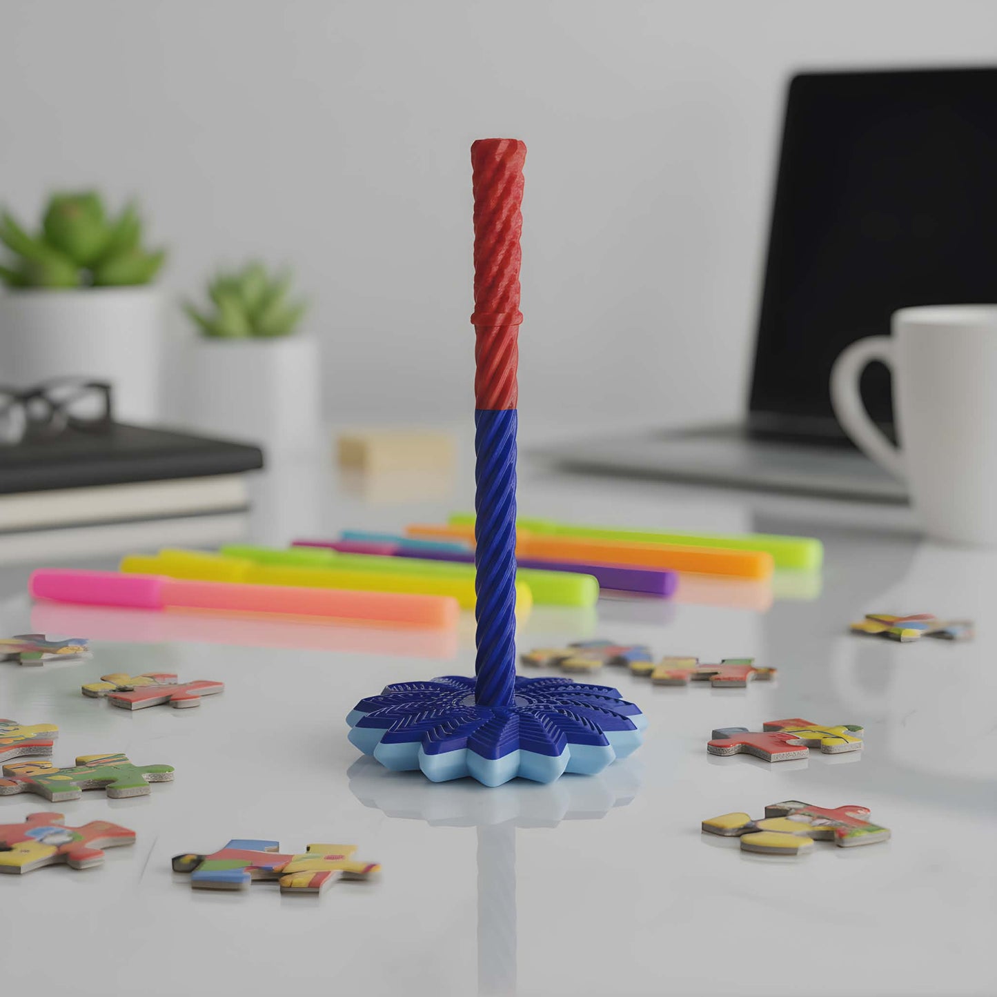 Dahlia 3D Fidget Stick
