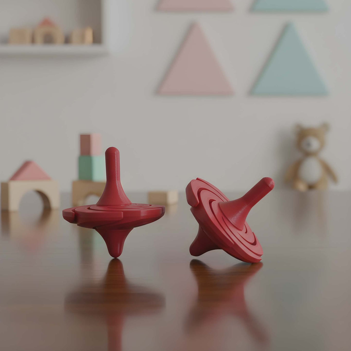 3D Fidget Spinning Tops