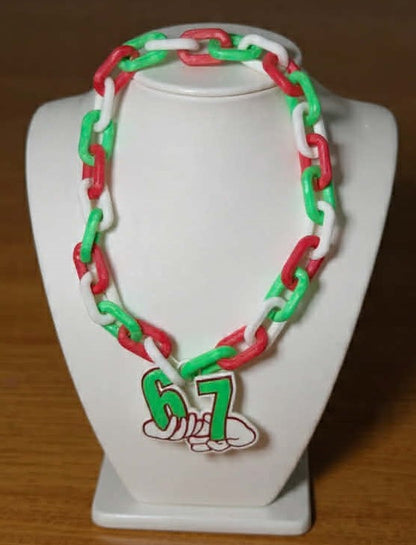 3D Printed 67 Necklace