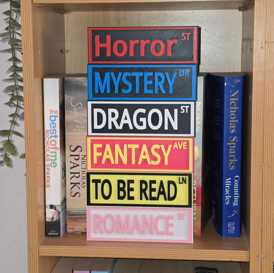 Book Library Sign