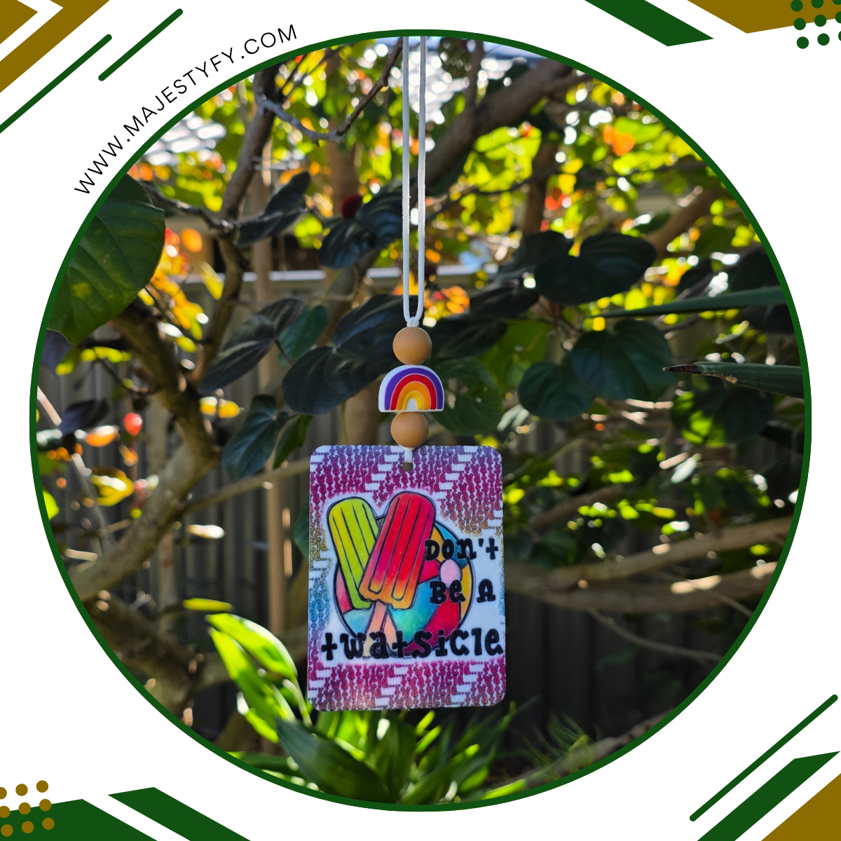 Sublimated Air Fresheners
