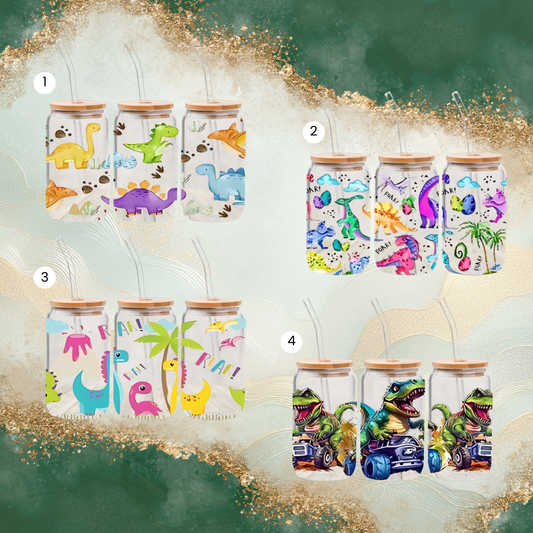 Dinosaur UV DTF Wraps