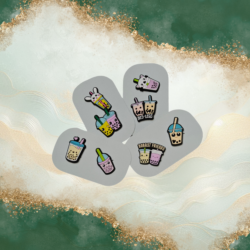 Bubble Tea Croc Charms