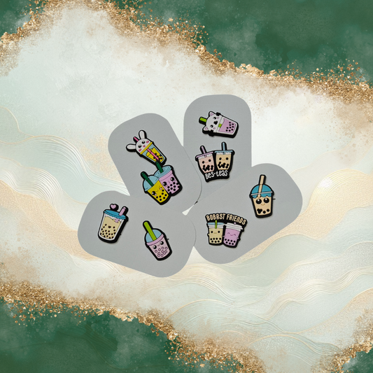Bubble Tea Croc Charms
