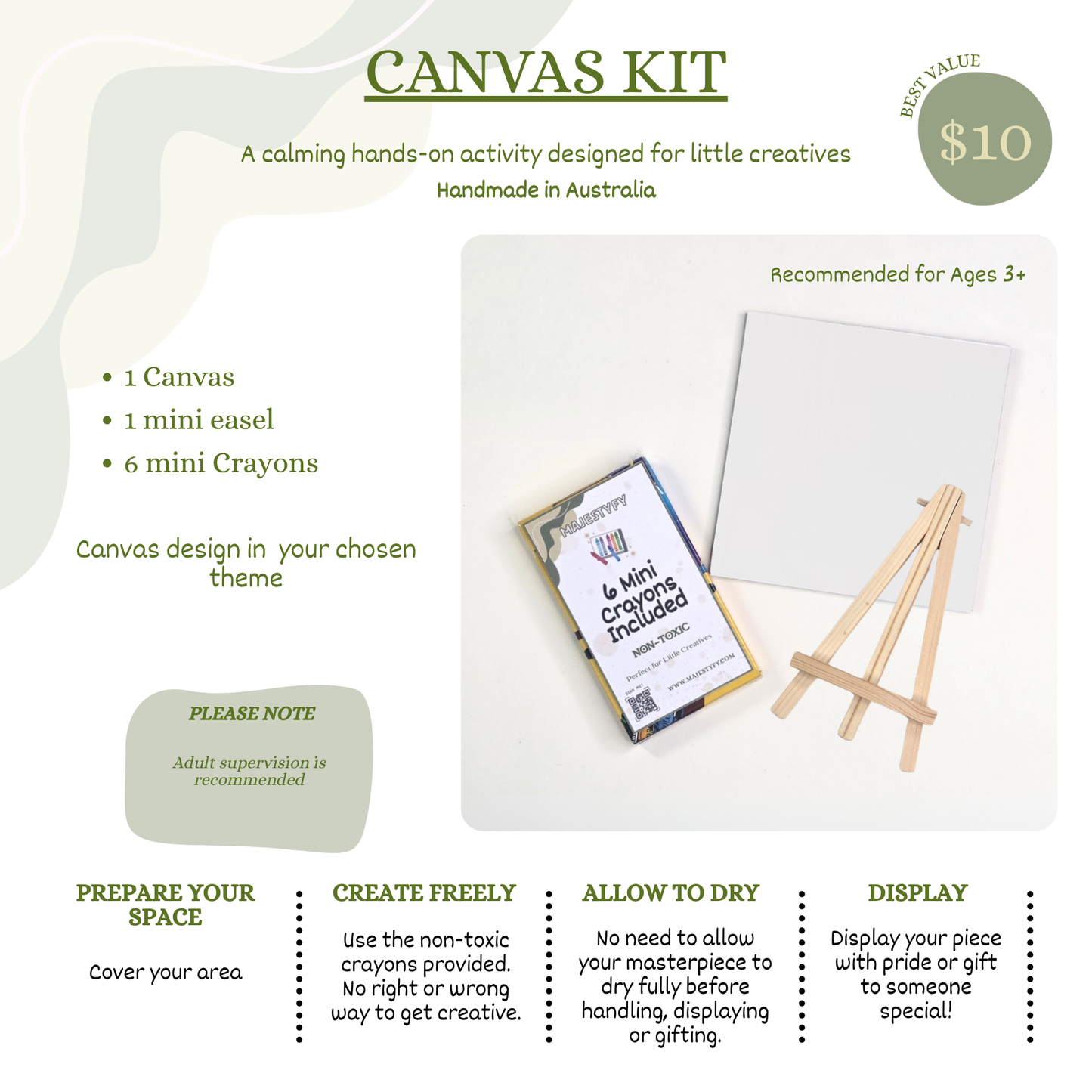 Transport Craft Kit for Kids | Paint Your Own Vehicle Keepsakes