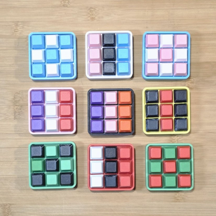 3D Printed 9 Square Clicker Fidget