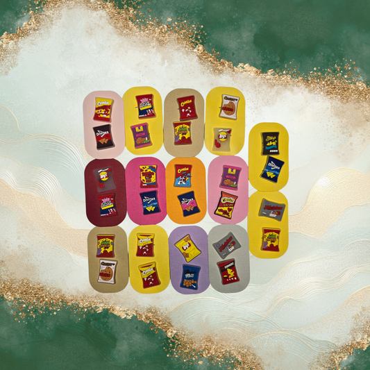 Chip Packets Croc Charms