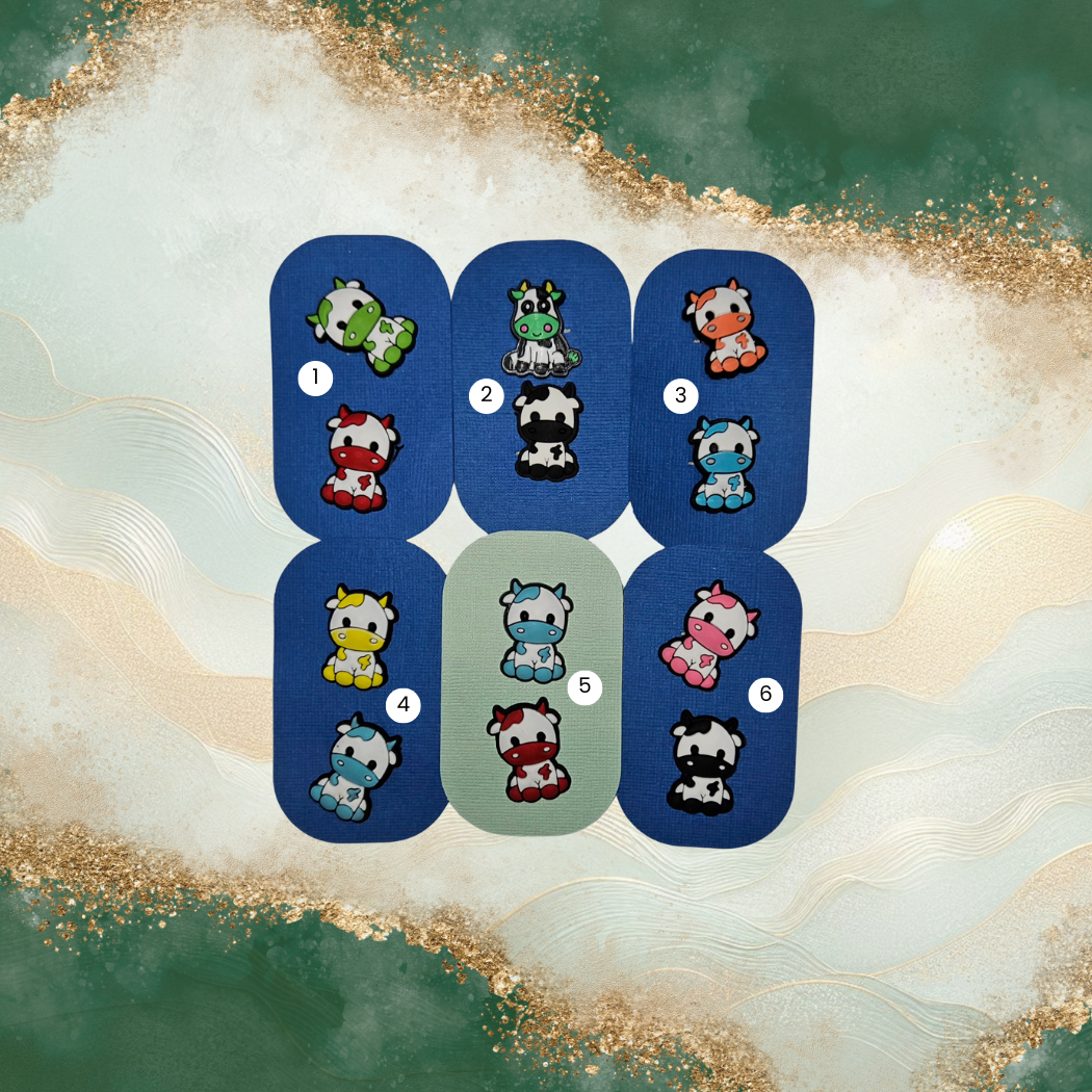 Cow Croc Charms