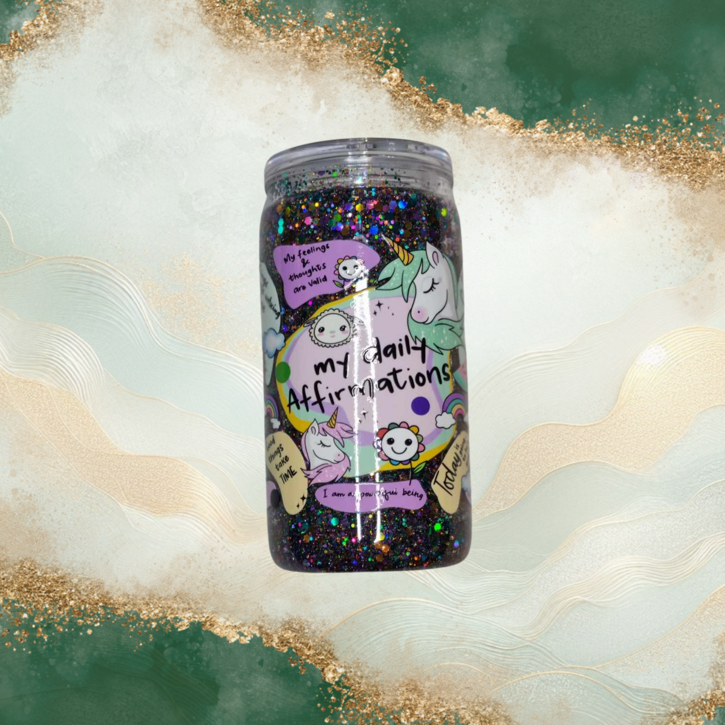 16oz Snow Globe Tumbler