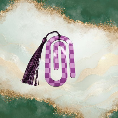 Acrylic Paperclip Design Bookmarks