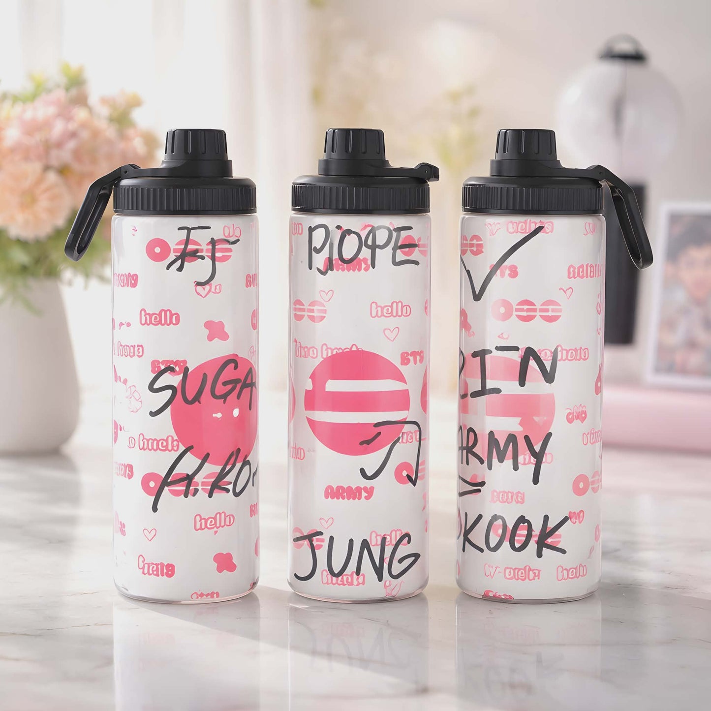 K-Pop BTS Sports Bottle