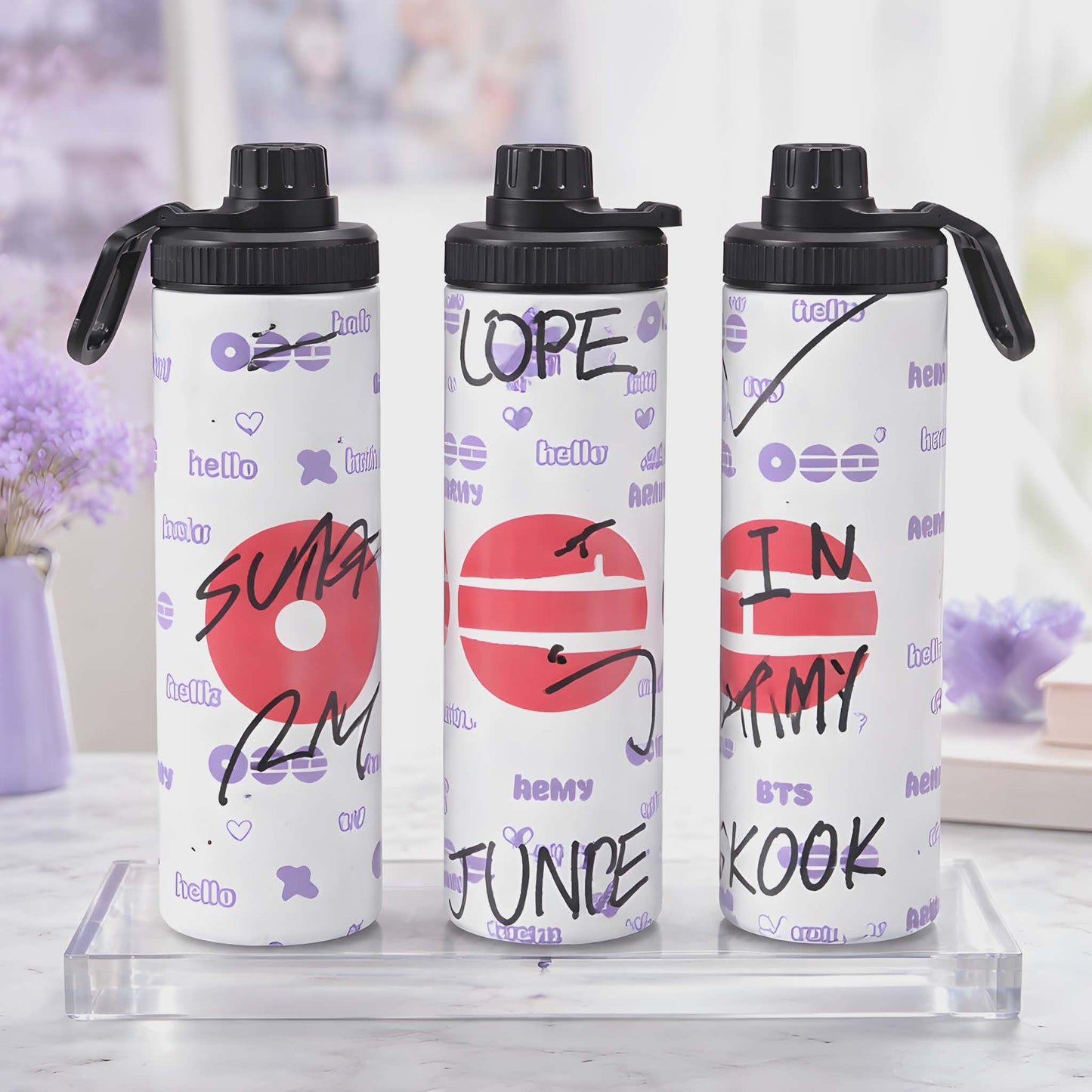 K-Pop BTS Sports Bottle