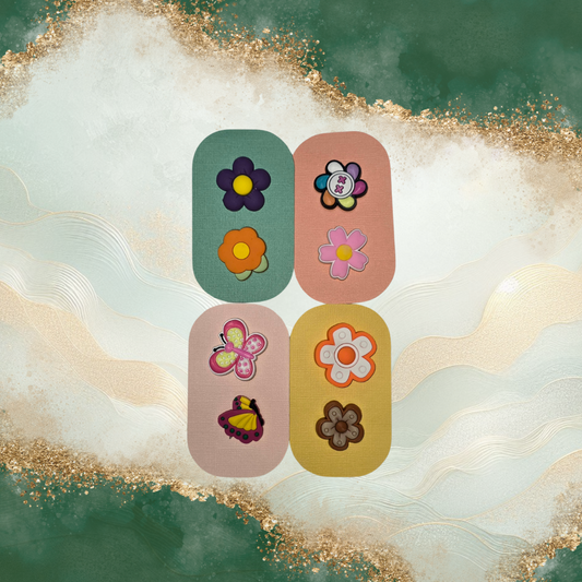 Flowers and Butterflies Croc Charms