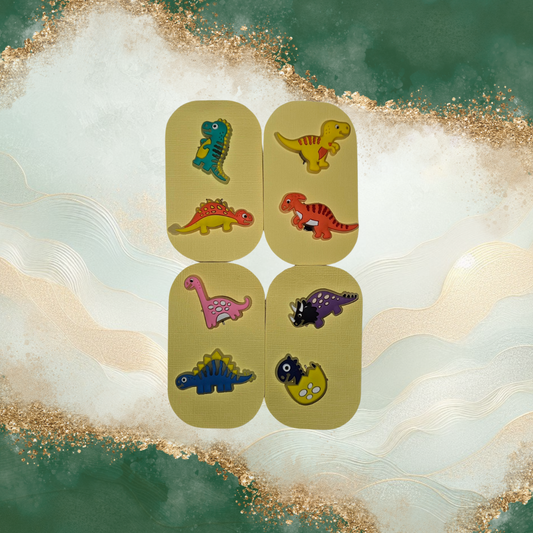 Glow in the Dark Dinosaur Croc Charms