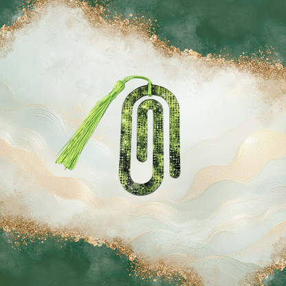 Acrylic Paperclip Design Bookmarks
