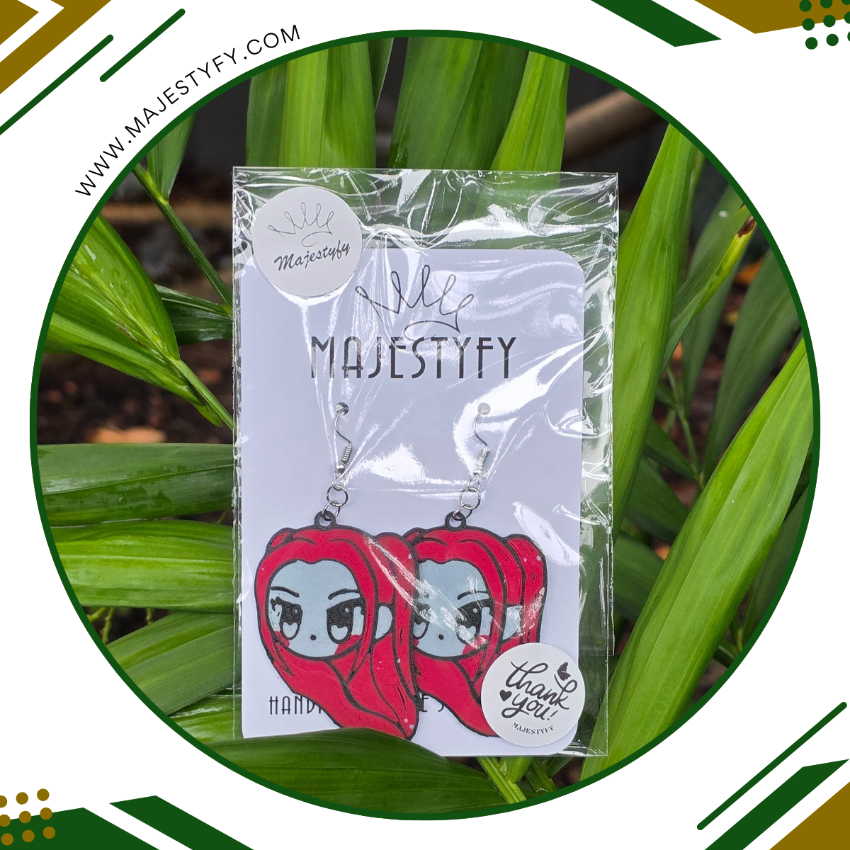 3D Printed K-Pop Demon Hunter Earrings