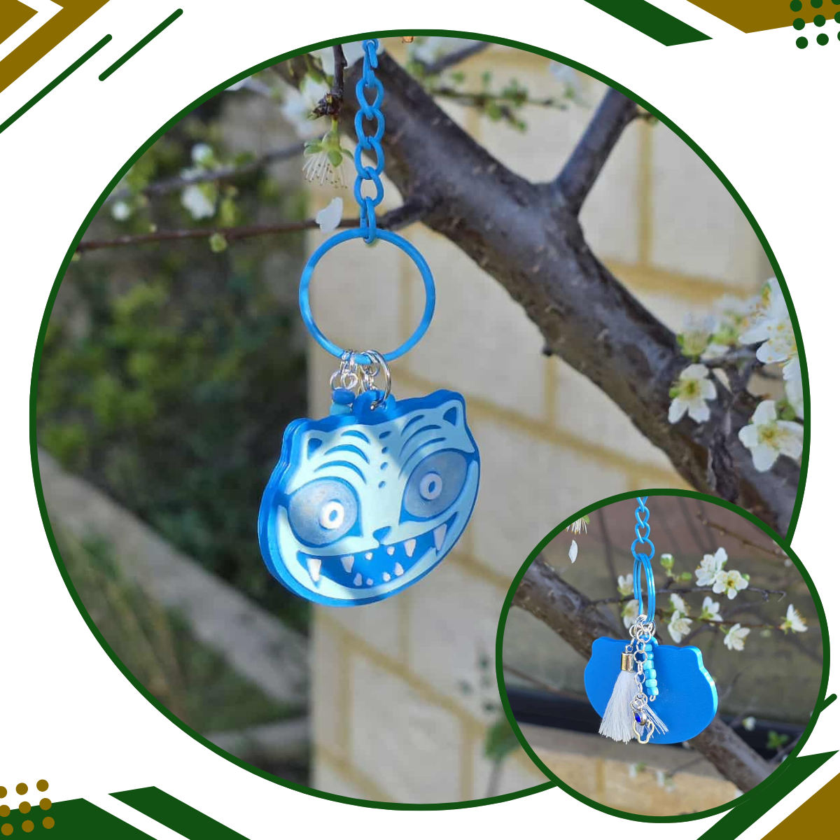Derpy Beaded Key Chain