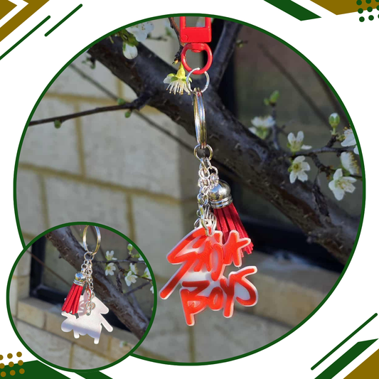 (Red) Saja Boys Beaded Key Chain