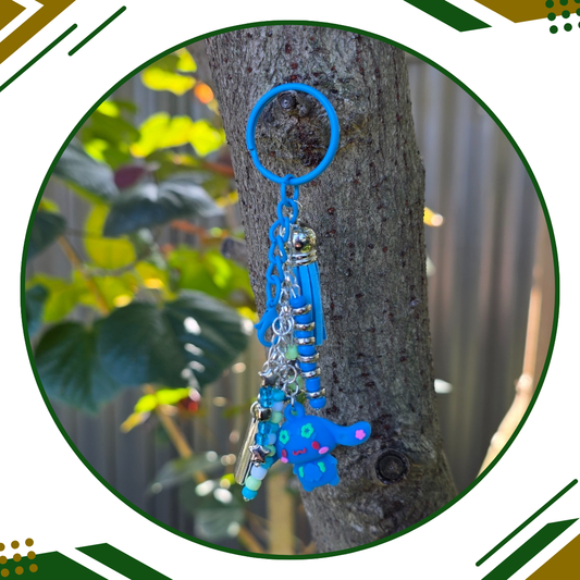 Cinnamoroll Beaded Key Chain