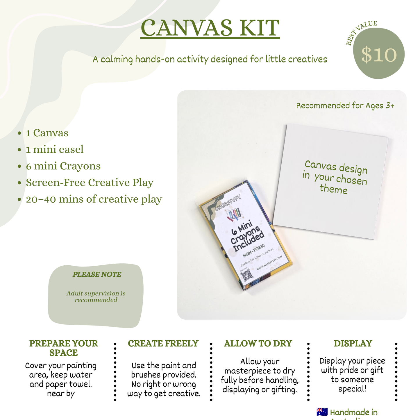Space Craft Kit for Kids | Paint Your Own Space Keepsake Set