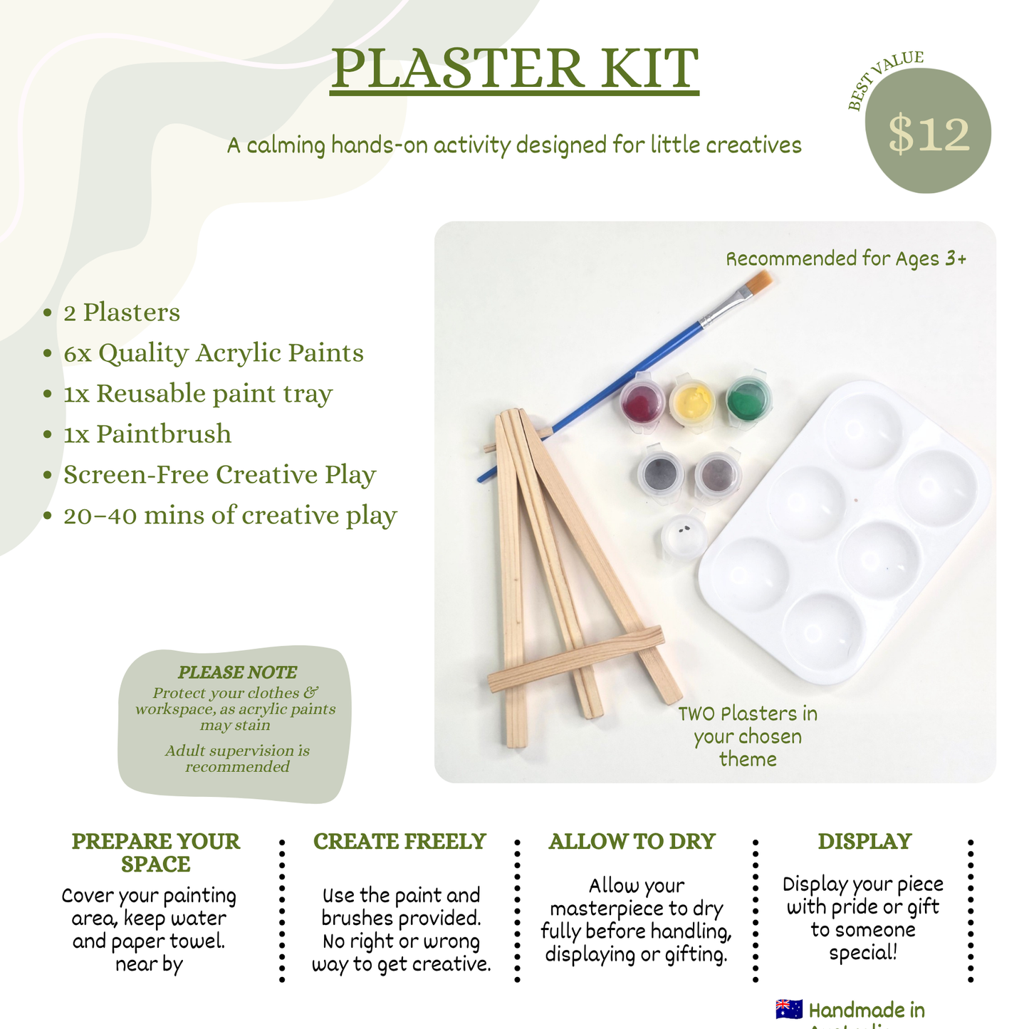 Space Craft Kit for Kids | Paint Your Own Space Keepsake Set