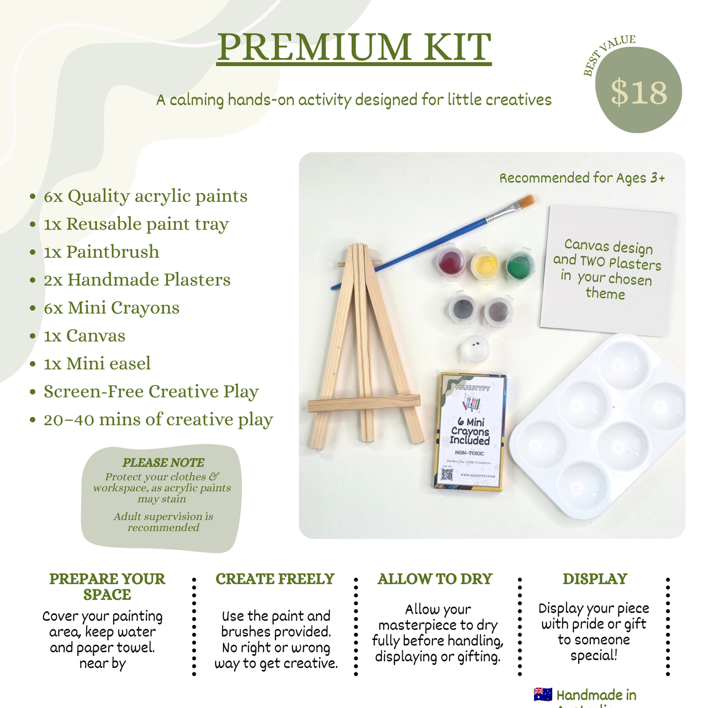 Space Craft Kit for Kids | Paint Your Own Space Keepsake Set
