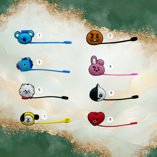 Kpop Straw Covers