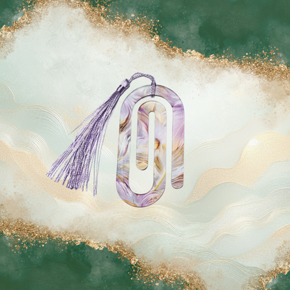 Acrylic Paperclip Design Bookmarks