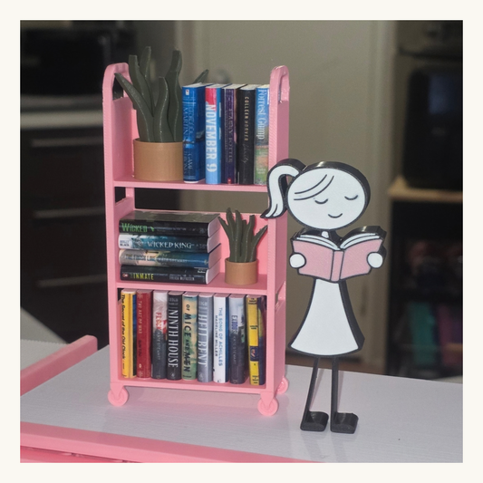 3D Printed Mini Book Trolley