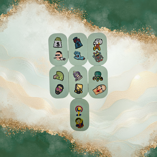 Masculine Croc Charms