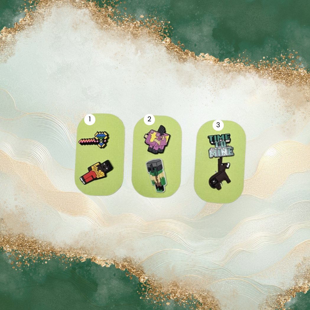 Minecraft Croc Charms