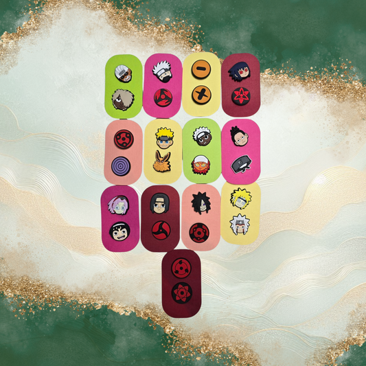 Naruto Croc Charms