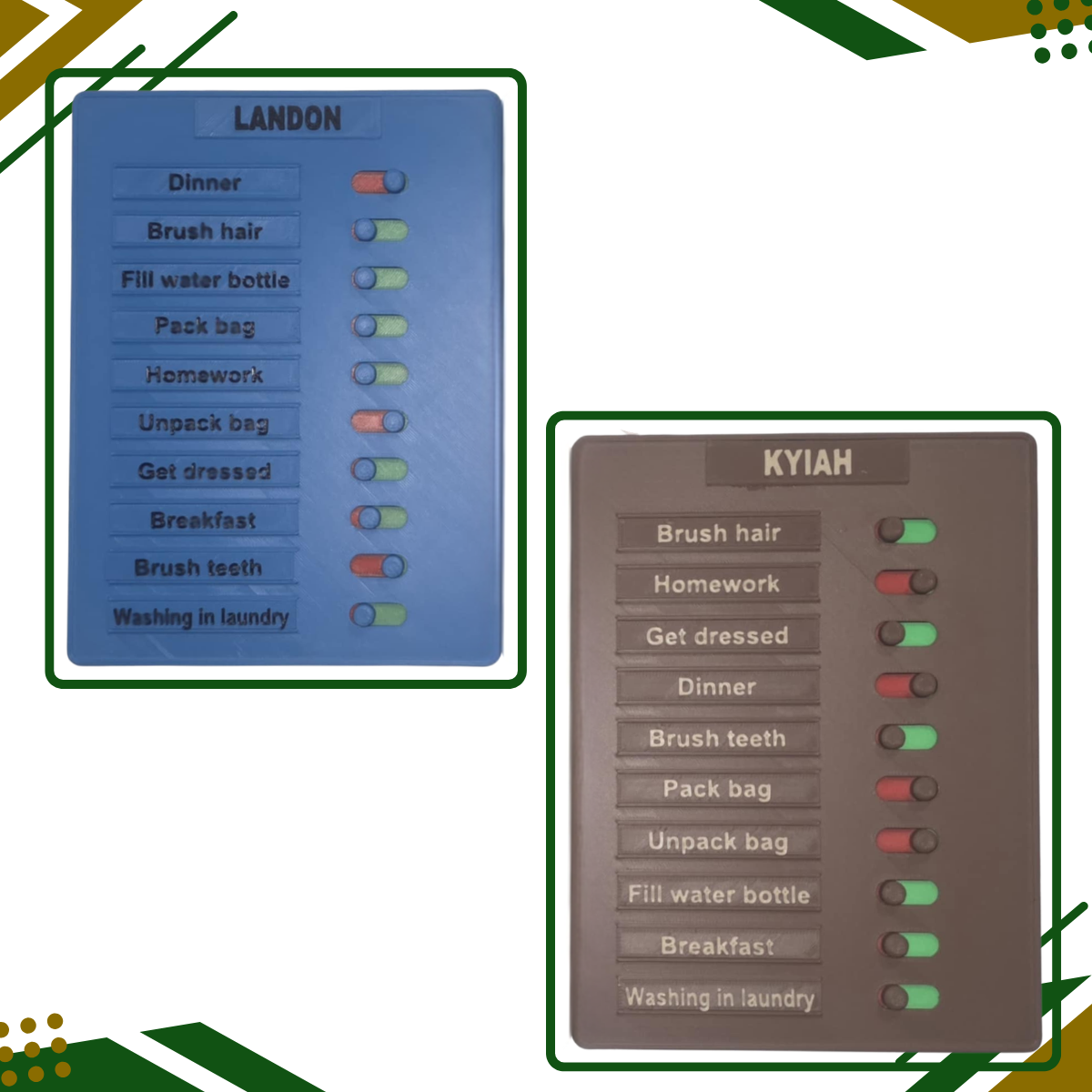 Personalised Chore Chart
