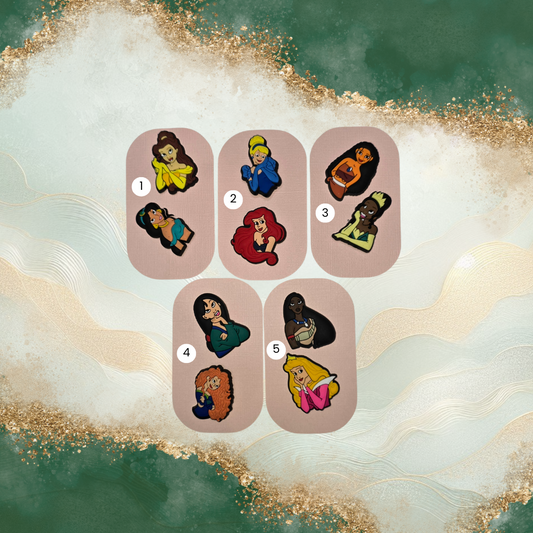 Princesses Croc Charms