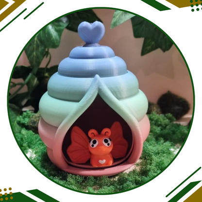 Rotating Butterfly House- Open