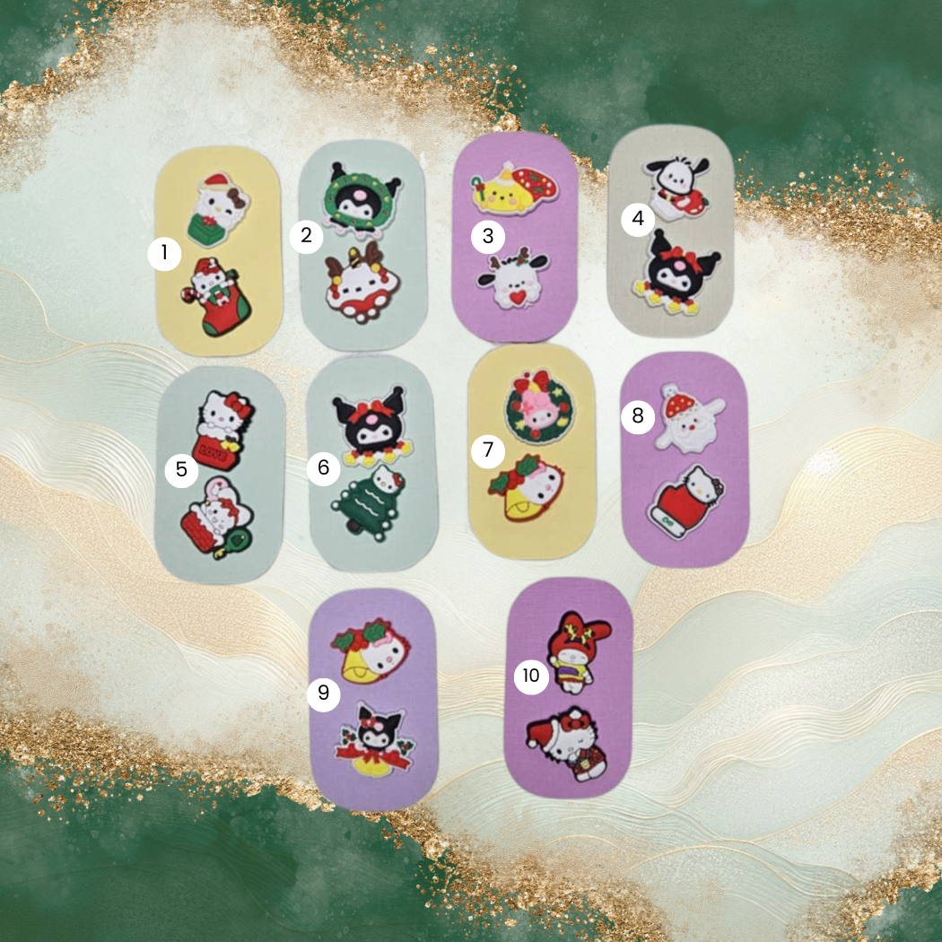 Sanrio Christmas Croc Charms